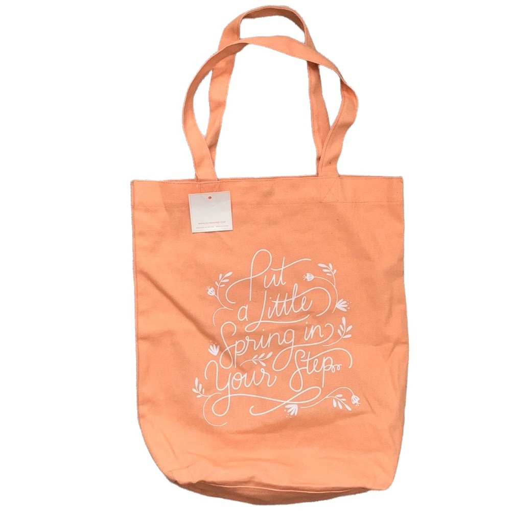 Plum Paper Canvas Tote